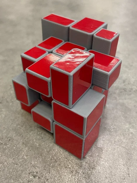 3x3 Mirror Cube – Khối Rubik gương 3D print hoàn toàn - Image 2
