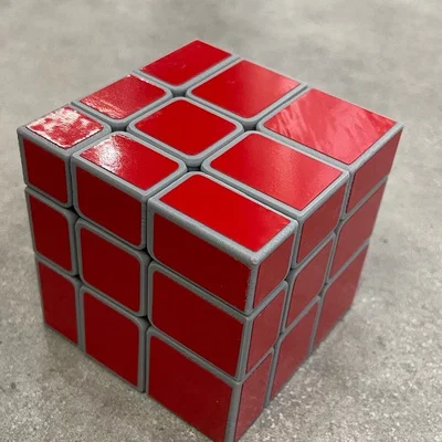 3x3 Mirror Cube – Khối Rubik gương 3D print hoàn toàn