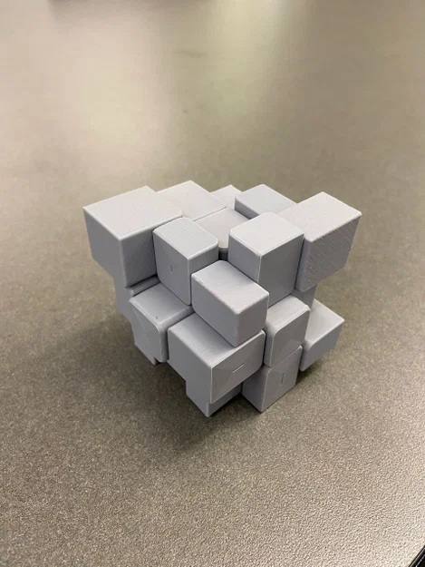 3x3 Mirror Cube – Khối Rubik gương 3D print hoàn toàn - Image 4