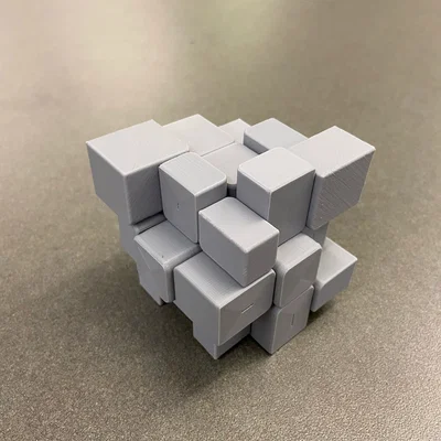 3x3 Mirror Cube – Khối Rubik gương 3D print hoàn toàn
