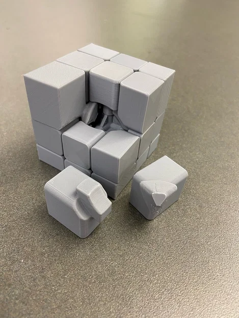 3x3 Mirror Cube – Khối Rubik gương 3D print hoàn toàn - Image 5