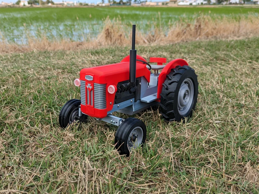 OpenRC Tractor MK2.4 MF65 mod - Bản độ ngoại hình Massey Ferguson MF65 - Image 1