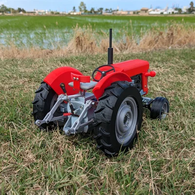 OpenRC Tractor MK2.4 MF65 mod - Bản độ ngoại hình Massey Ferguson MF65