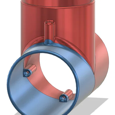 Duct Tee - 4 Inch (Co T chữ T cho ống gió 4 inch)