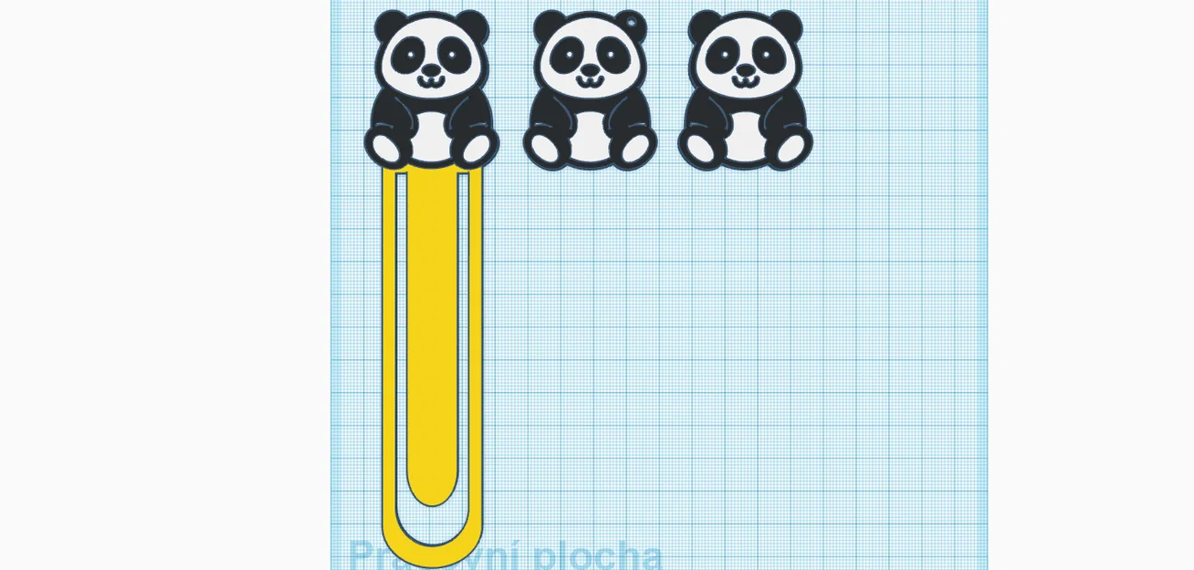 Mô hình chú gấu Panda 3D đa năng: Móc khóa, Bookmark và Trang trí - Image 3