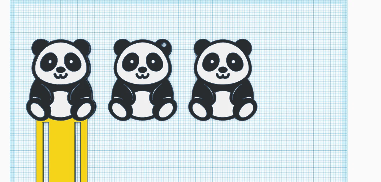 Mô hình chú gấu Panda 3D đa năng: Móc khóa, Bookmark và Trang trí - Image 4