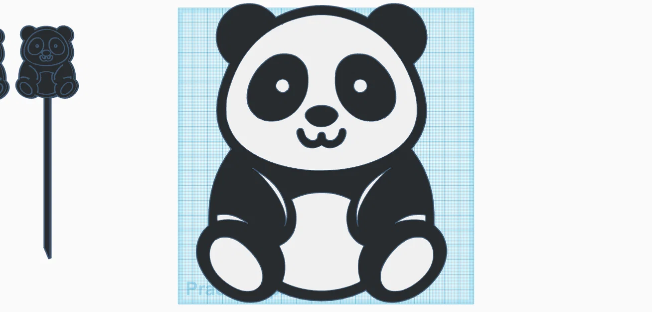 Mô hình chú gấu Panda 3D đa năng: Móc khóa, Bookmark và Trang trí - Image 5