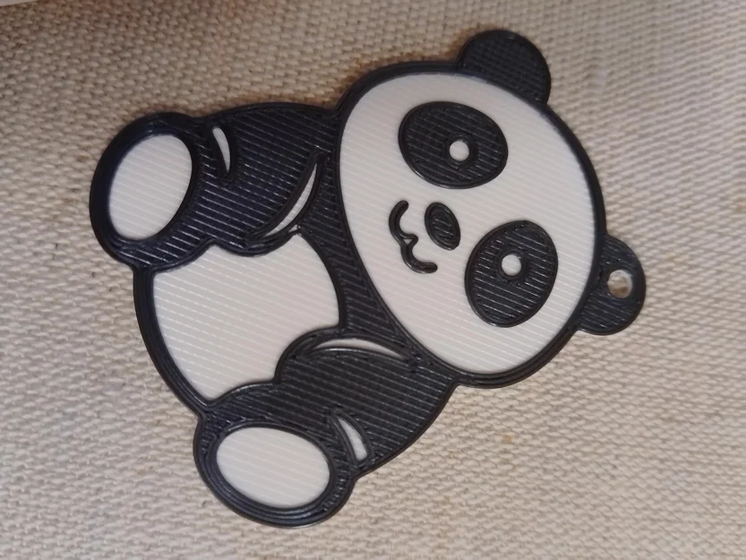 Mô hình chú gấu Panda 3D đa năng: Móc khóa, Bookmark và Trang trí - Image 6