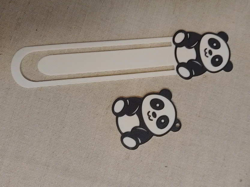 Mô hình chú gấu Panda 3D đa năng: Móc khóa, Bookmark và Trang trí - Image 8