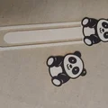 Mô hình chú gấu Panda 3D đa năng: Móc khóa, Bookmark và Trang trí - Thumbnail 8