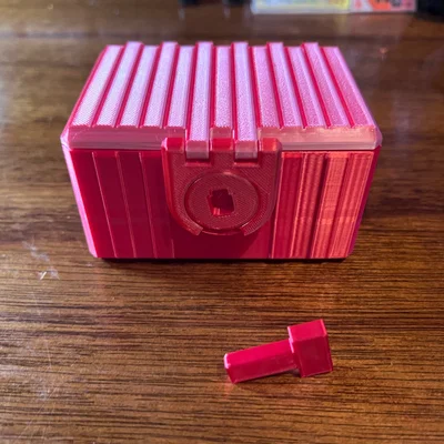 Hộp đựng đồ cá nhân có khóa bảo mật (Lock Box Remix) in 3D