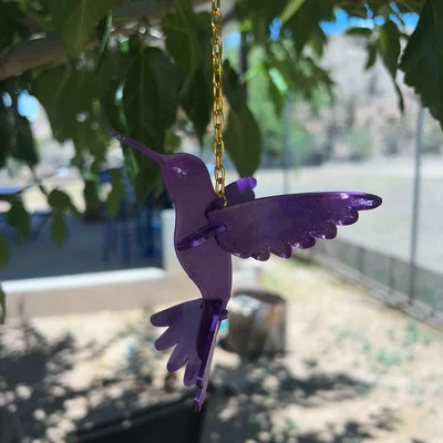 Mô hình lắp ráp chim ruồi Hummingbird Kit Card treo trang trí