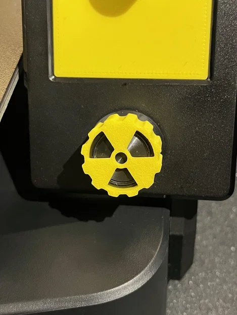 Núm vặn Ender 3 V3 SE – Biểu tượng phóng xạ (Radioactive Sign) - Image 1