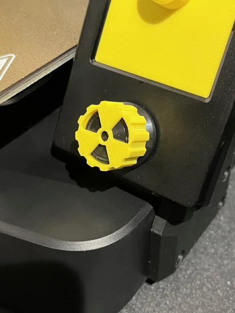 Núm vặn Ender 3 V3 SE – Biểu tượng phóng xạ (Radioactive Sign) - Image 3