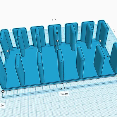 Kệ Dao Bếp Modular Gridfinity (Gridfinity Modular Kitchen Knife Rack)