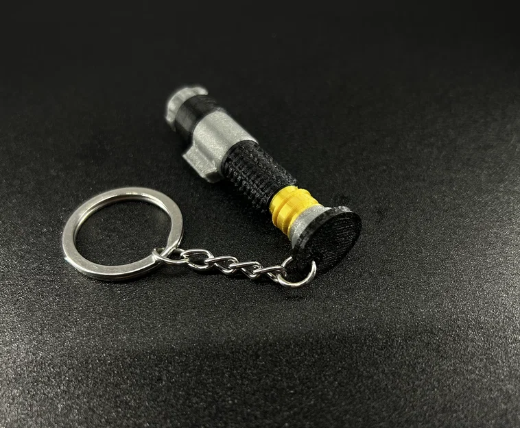 Nắp đậy móc khóa Lightsaber (Star Wars Keychain Cap) in 3D - Image 1