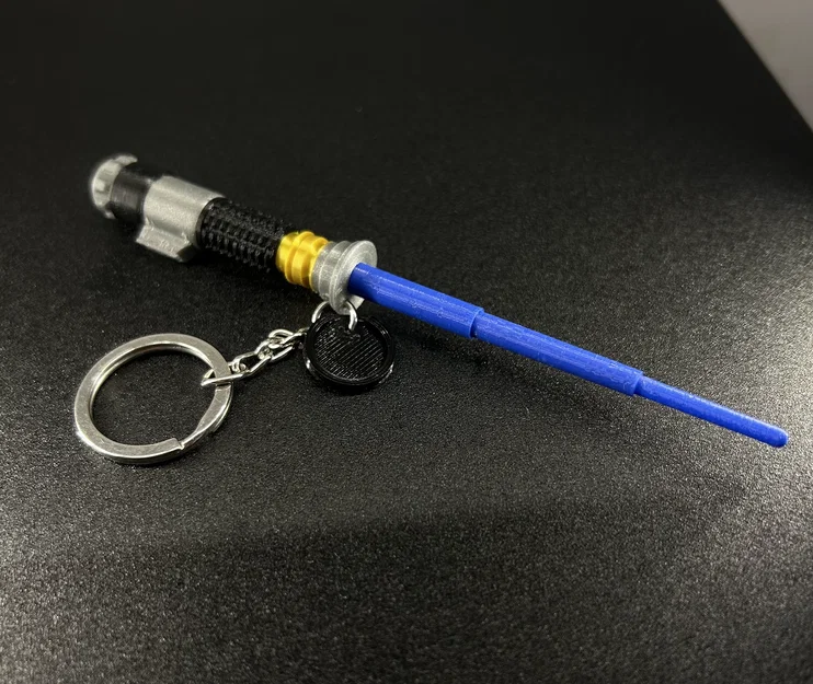 Nắp đậy móc khóa Lightsaber (Star Wars Keychain Cap) in 3D - Image 2