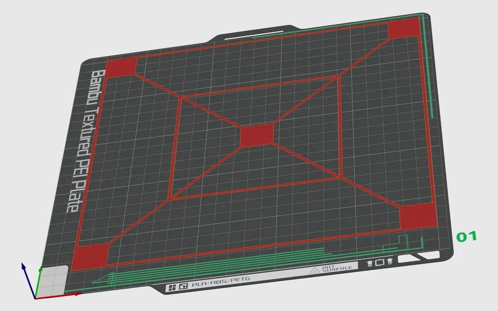 Bản In Test Lớp Đầu - X1C P1P - Tối Ưu Cho Flow Calibration Pattern Mới - Image 1