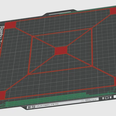 Bản In Test Lớp Đầu - X1C P1P - Tối Ưu Cho Flow Calibration Pattern Mới