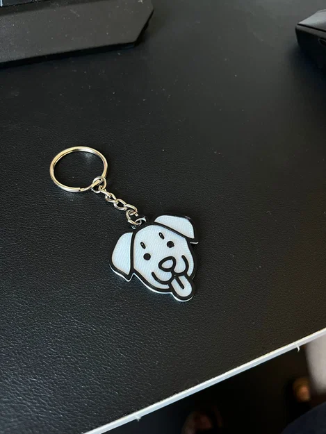 Móc khóa hình chú chó dễ thương (Dog Keychain 2 Version) - Image 1