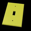 Tấm ốp che công tắc đèn 3D - Thiết kế tối giản, dễ in tại nhà - Thumbnail 1