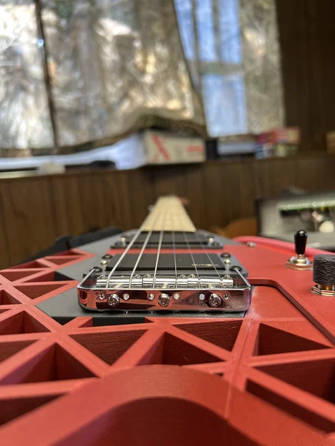 Đàn Guitar Điện “The Gliding P” (V-shape) – Model in 3D - Image 3