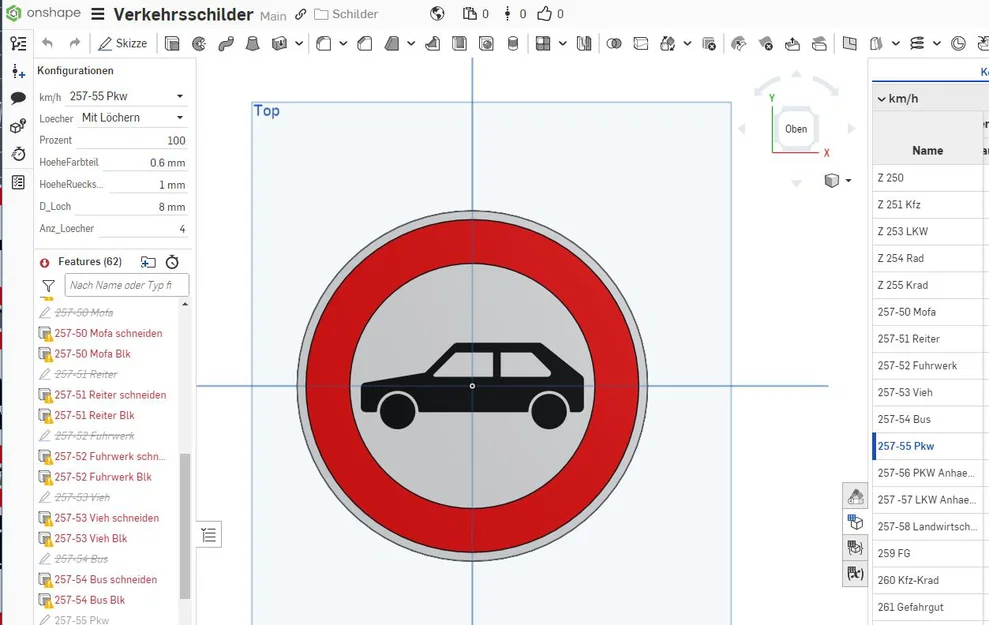 Biển báo giao thông Đức “Verbote” 250 ff (Interdictions) - Image 4