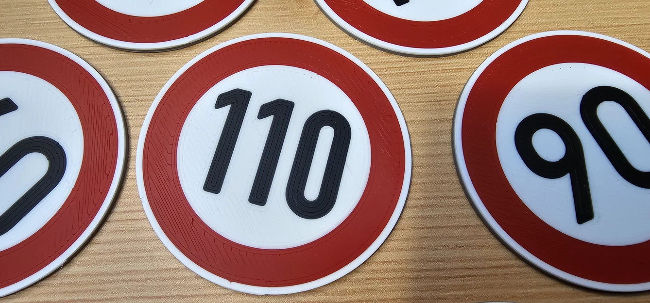 Biển báo Đức giới hạn tốc độ 274-5 đến 274-130 (Speed Limit) - Image 2