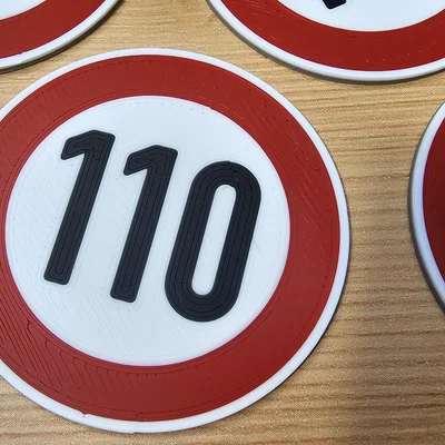 Biển báo Đức giới hạn tốc độ 274-5 đến 274-130 (Speed Limit)