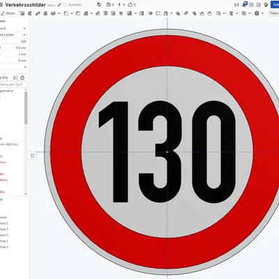 Biển báo Đức giới hạn tốc độ 274-5 đến 274-130 (Speed Limit)
