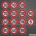 Biển báo Đức giới hạn tốc độ 274-5 đến 274-130 (Speed Limit) - Thumbnail 4