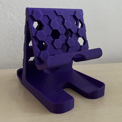 Giá đỡ điện thoại thông minh tích hợp khe đi dây tiện lợi (3D Print)