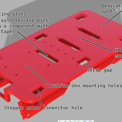 Khung robot SparkFun XRP Robot Frame