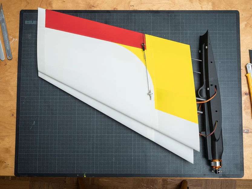 RC Flying Wing Sine qua non II – Cánh bay RC in 3D modular - Image 4