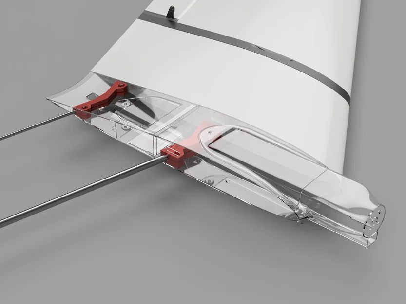 RC Flying Wing Sine qua non II – Cánh bay RC in 3D modular - Image 5