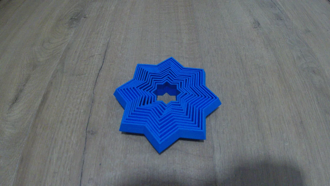 Đồ chơi xoay 8 Point Fidget - Mẫu giải trí 3D độc đáo - Image 1