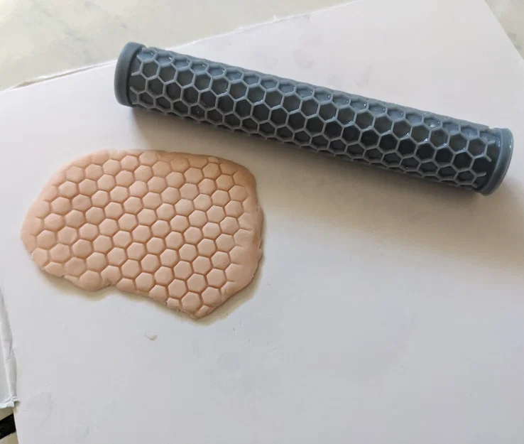 Cây Lăn Tạo Texture - Họa Tiết Lục Giác (Hexagon Pattern) - Image 1