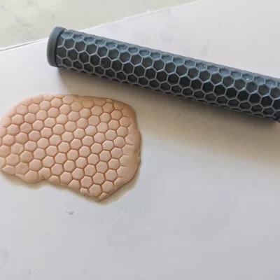 Cây Lăn Tạo Texture - Họa Tiết Lục Giác (Hexagon Pattern)