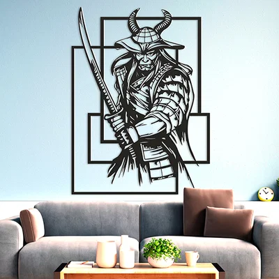 Mô hình trang trí treo tường Evil Samurai độc đáo cho không gian sống