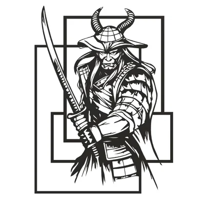 Mô hình trang trí treo tường Evil Samurai độc đáo cho không gian sống