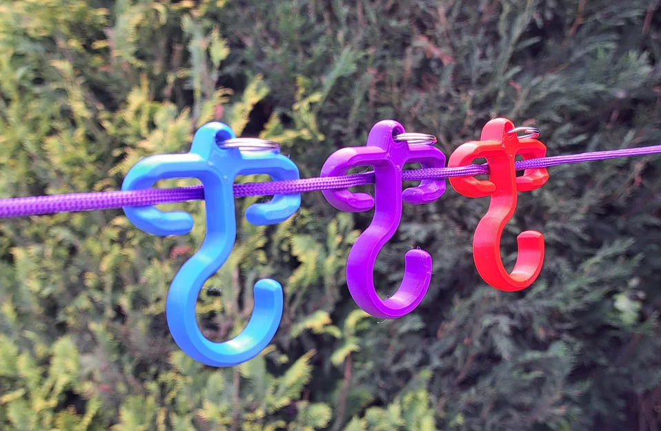 Rope Hook – Móc treo dây guy line in 3D không cần support - Image 1