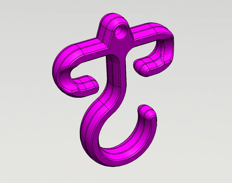 Rope Hook – Móc treo dây guy line in 3D không cần support - Image 6