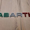 Chữ ABARTH gắn lưới tản nhiệt (ABARTH letters grille) - Thumbnail 1