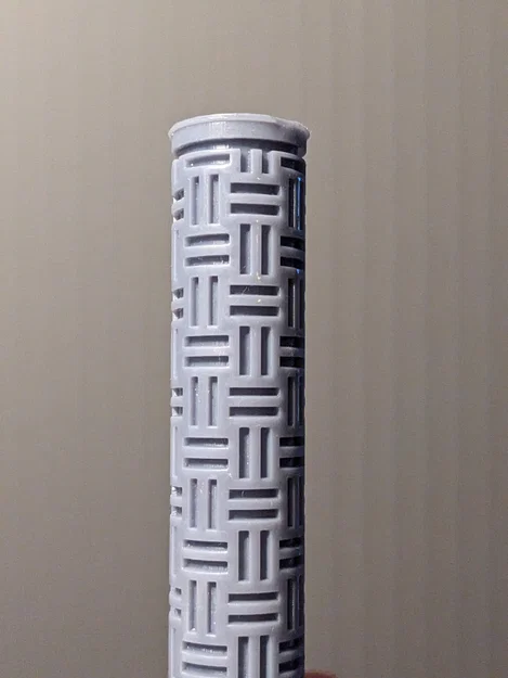 Cây lăn tạo vân (Texture Rolling Pin) - Họa tiết đan chéo dạng khối - Image 2