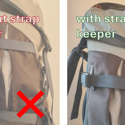Strap keeper/retainer cho phần dây thừa – Nhiều kích cỡ