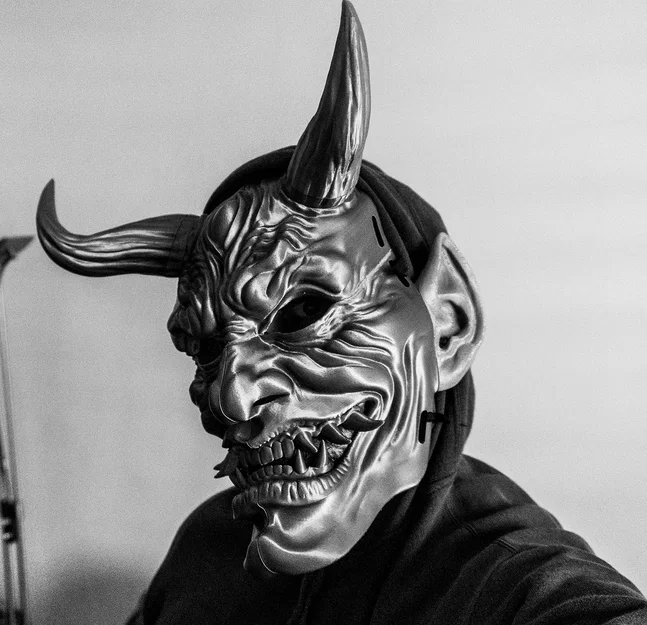 Mặt nạ Oni che kín mặt (Oni Full Face Mask) - Image 1