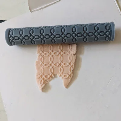 Cây lăn tạo vân - Họa tiết viền đan xen (Interwoven Trim Pattern)