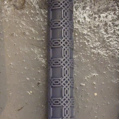Cây lăn tạo vân (Texture Rolling Pin) - Gạch Đan Xen Kép