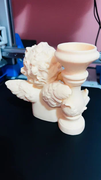 Mô hình 3D khay đựng nến Thiên thần (Angel Candle Holder) tinh tế - Image 3
