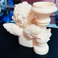 Mô hình 3D khay đựng nến Thiên thần (Angel Candle Holder) tinh tế - Thumbnail 3